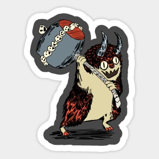 Bonk Demon Sticker